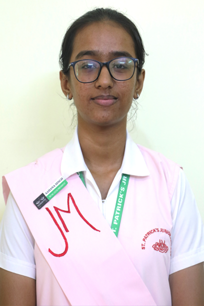 AAHANA SINGH(DISCIPLINE VICE CAPTAIN)